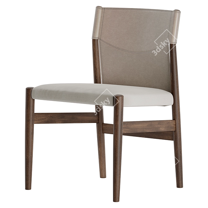 Elegant Porada Sveva Chair 3D model image 1