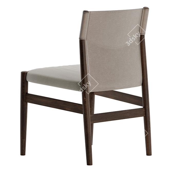 Elegant Porada Sveva Chair 3D model image 4