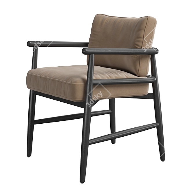Modern Teresina Chairs 3D model image 3