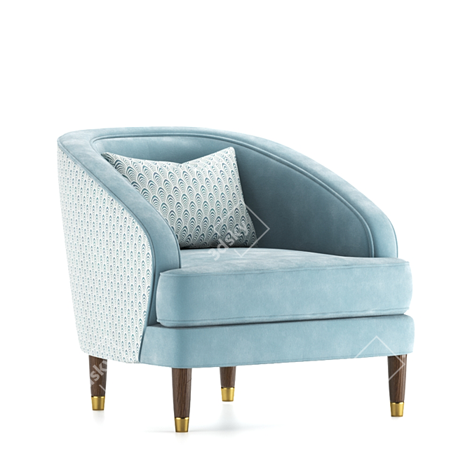 Parker Knoll 150 Fitzroy Chair 3D model image 7