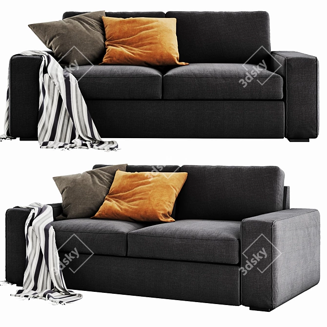 Modern Kivik Sofa: Sleek Design, 3D Model 3D model image 2