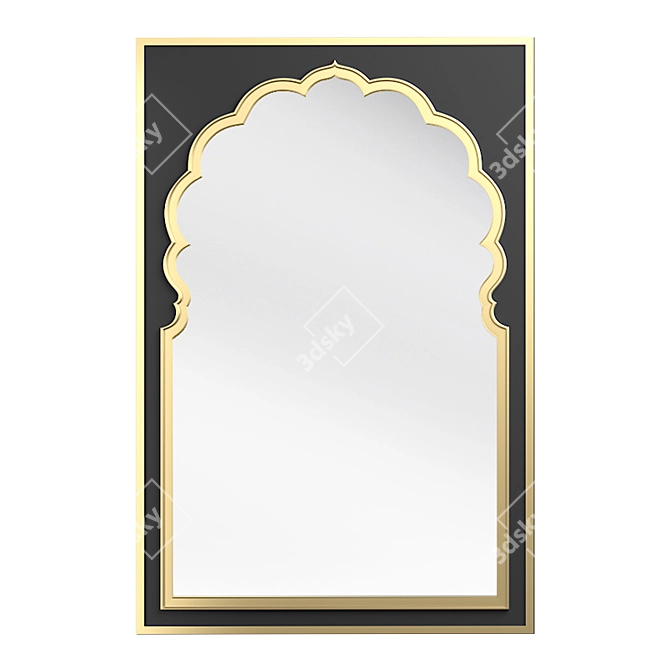 Luxury Theodore Alexander Wall Mirror 3D model image 1
