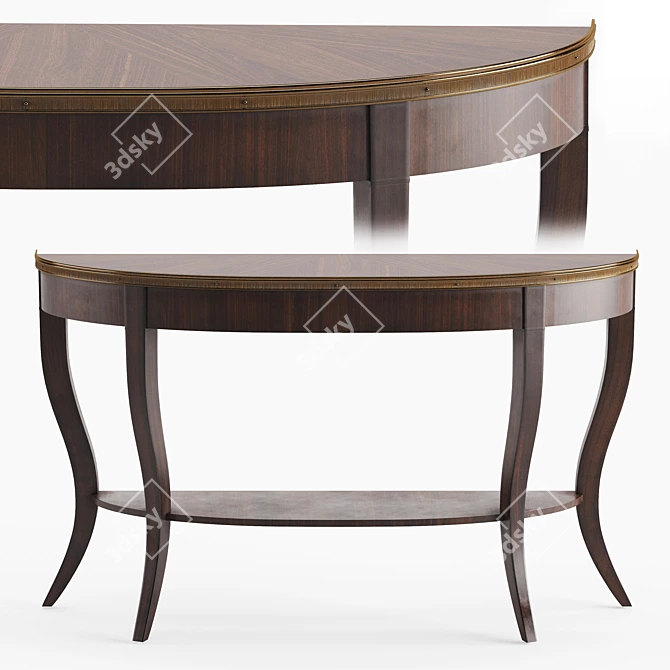 Sophisticated Eleonore Console Table 3D model image 1