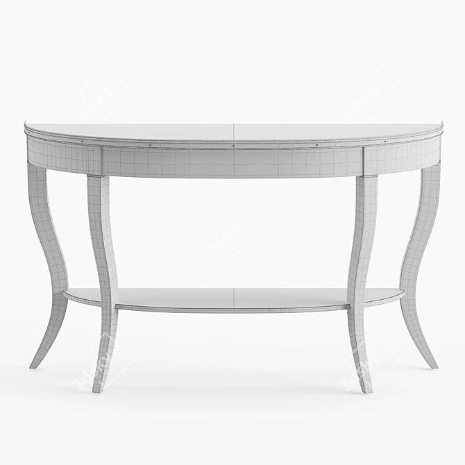 Sophisticated Eleonore Console Table 3D model image 3