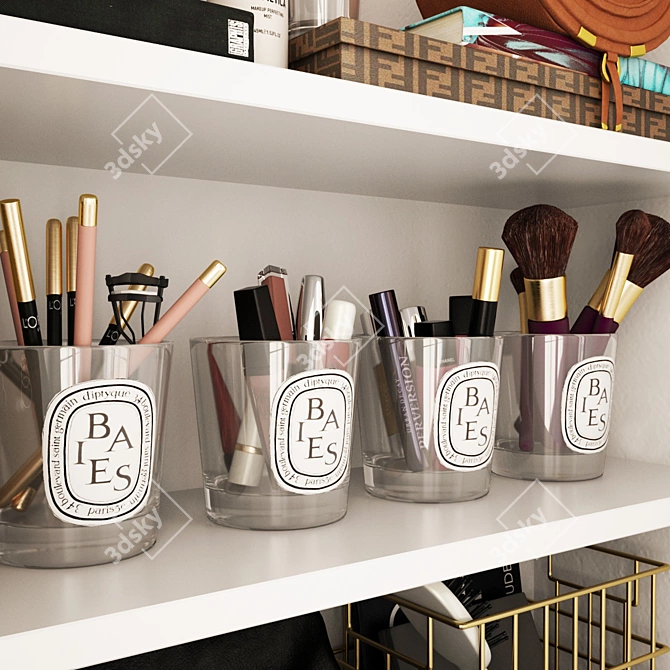 Space Coordinate Decor Set 3D model image 2