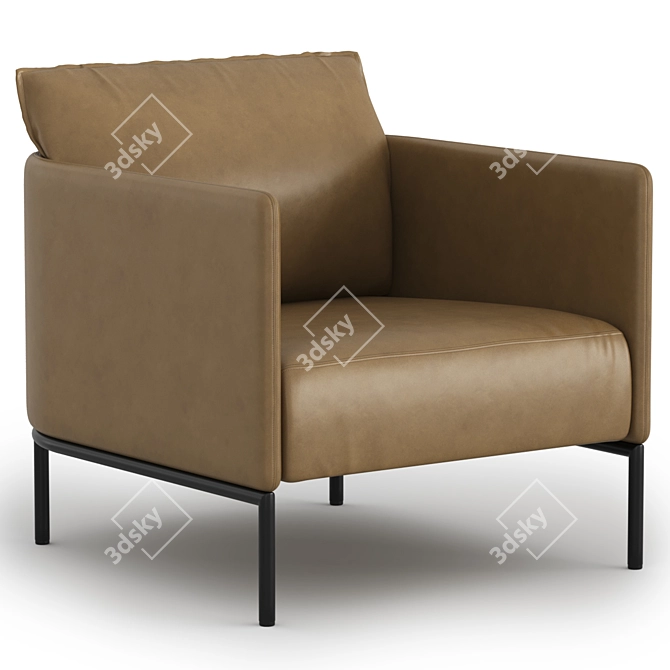 Slettvoll Piet Accent Chair 3D model image 1