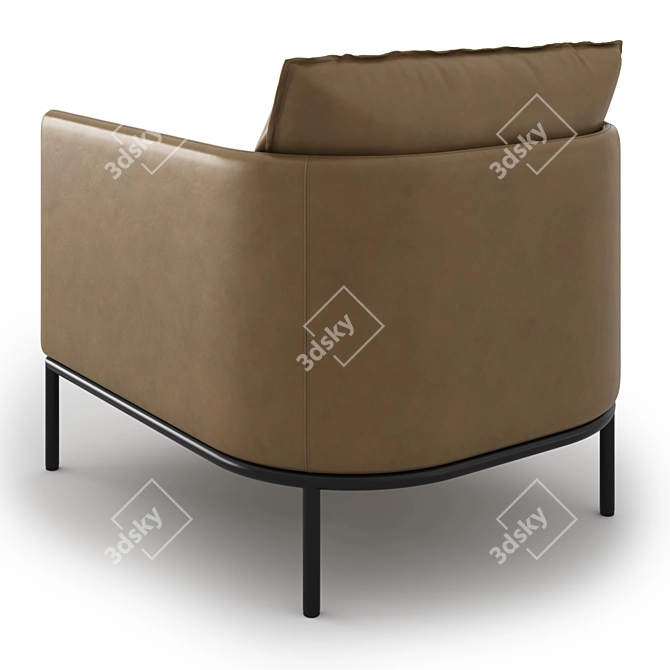 Slettvoll Piet Accent Chair 3D model image 2