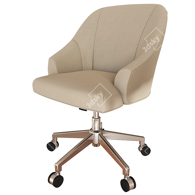 Serta Leighton Office Chair: Stylish and Comfortable 3D model image 3