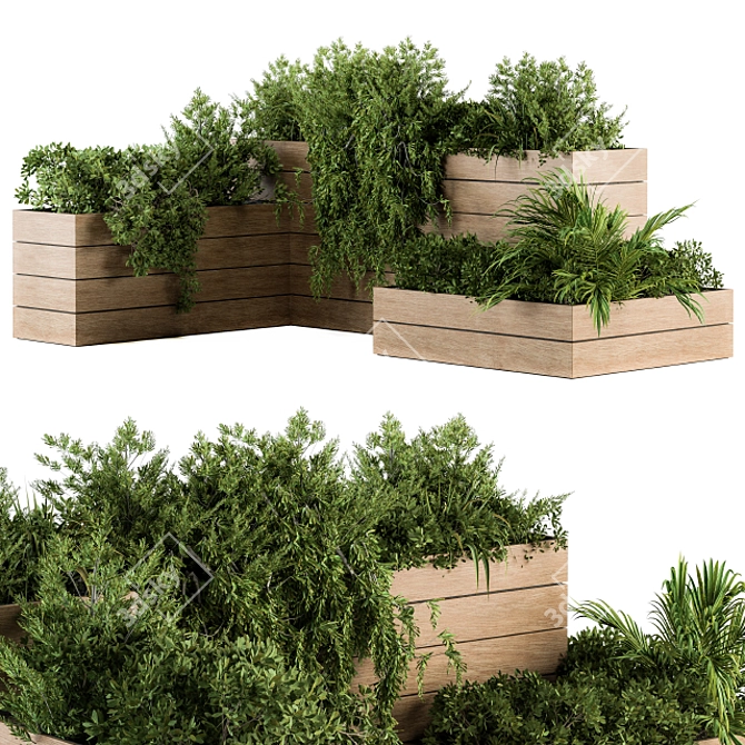 Green Thumb Plant Box Set 3D model image 1