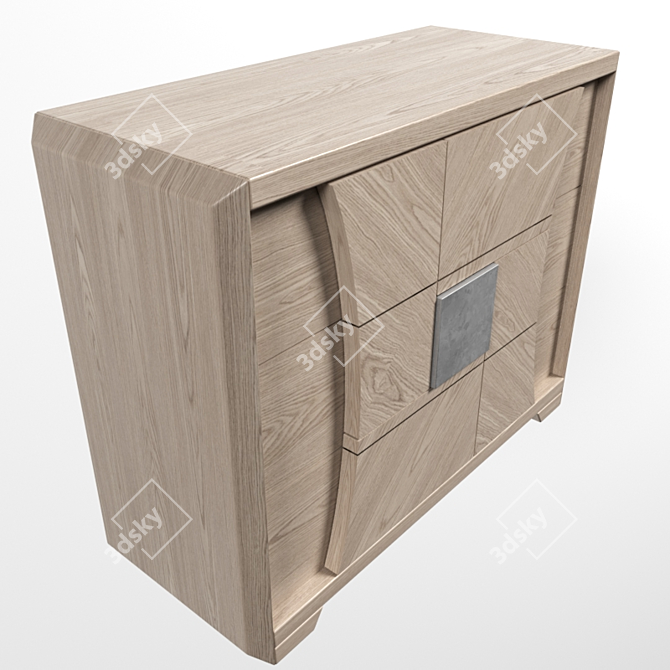 Modern Quadro Chest of Drawers: Arvestyle 3D model image 2