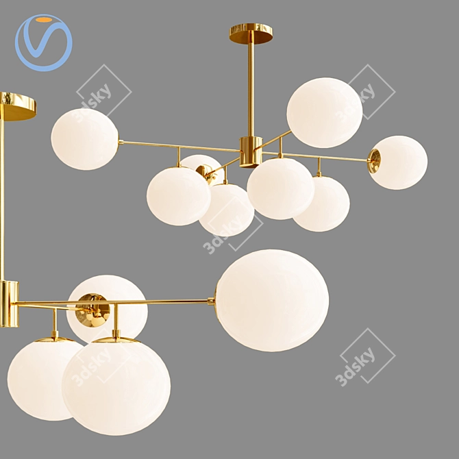 CUICANH Classic Ceiling Fan 3D model image 1