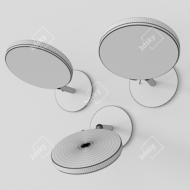 Sleek Sattler AVVENI Wall Lamp 3D model image 3