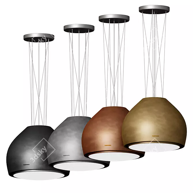 Sophie Lamp: Stylish Pendant Hood 3D model image 1