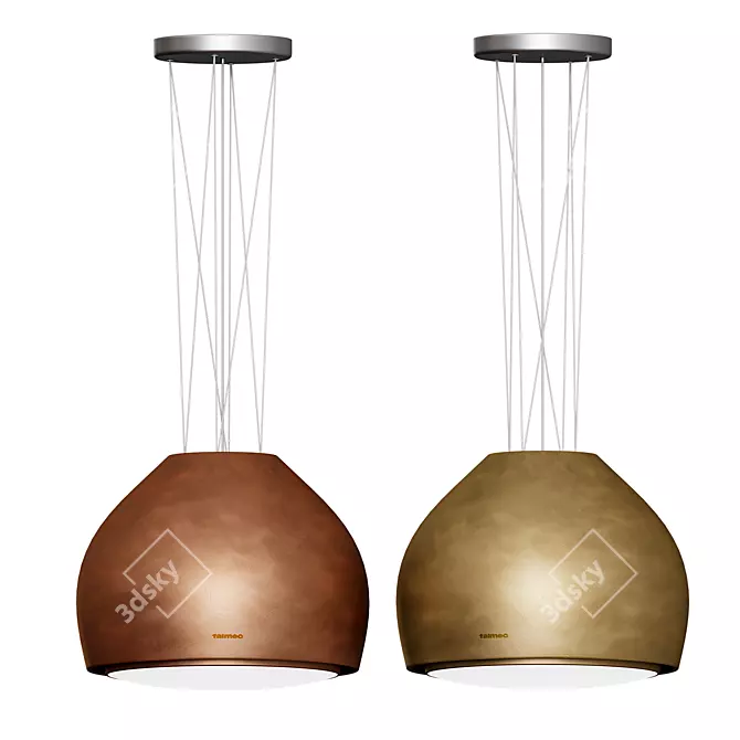 Sophie Lamp: Stylish Pendant Hood 3D model image 3