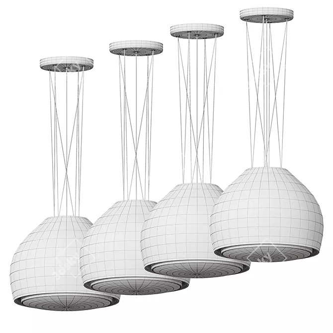 Sophie Lamp: Stylish Pendant Hood 3D model image 4