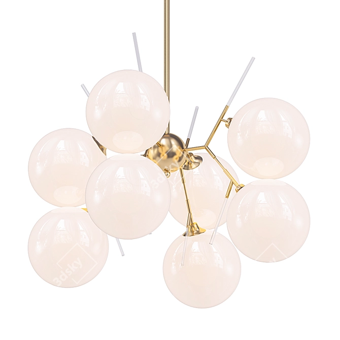 Stunning Polares Chandelier 3D model image 1