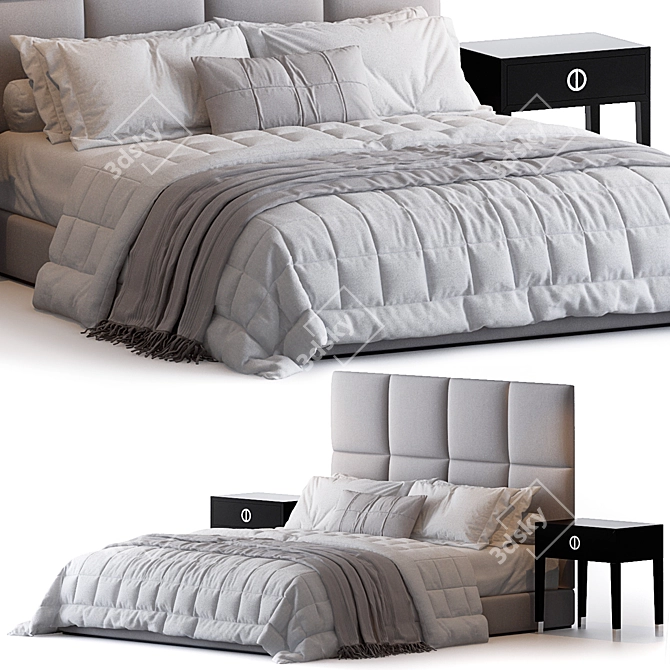 Sofa & Chair Co. Bed 3D model image 1