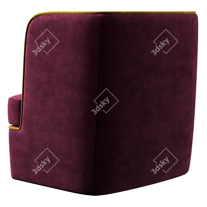 Luxore PBR Armchair 3D model image 4