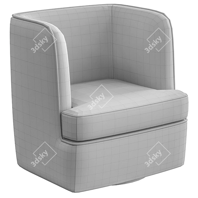 Luxore PBR Armchair 3D model image 5