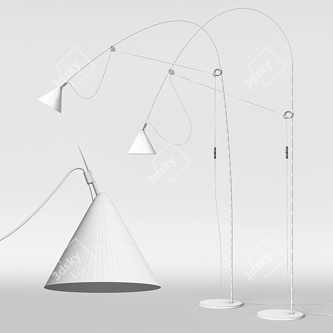 AYNO Midgard Standing Floor Lamp 3D model image 4