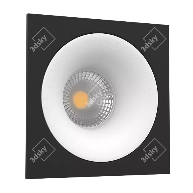 Versatile LED Recessed Light: MJ1003 SQ 3D model image 4