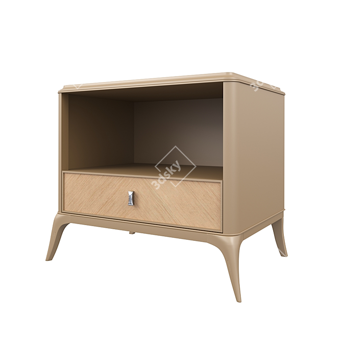 Gemma Nightstand: Sleek and Elegant Storage 3D model image 2