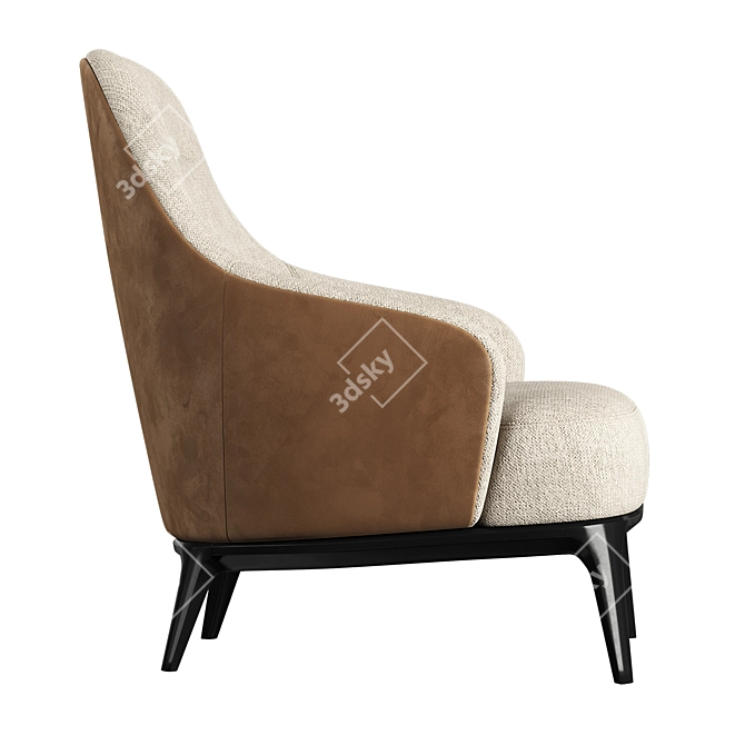 Modern Comfort: PLAY S Furman Armchair 3D model image 4