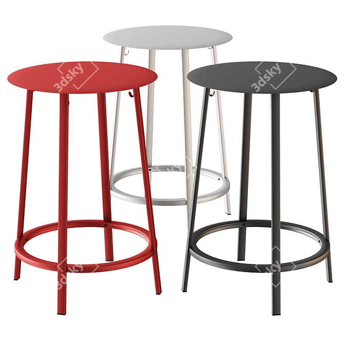 Title: Revolver Table by HAY 3D model image 2