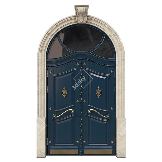 Classic 3D Max Door: 1600mm x H-3000mm 3D model image 1