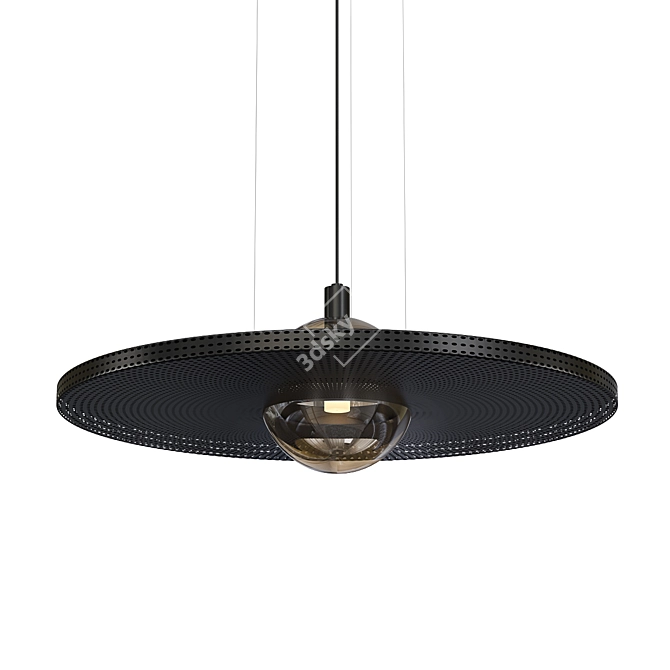 Silent Glow Pendant: Eclipse Nuance 3D model image 1