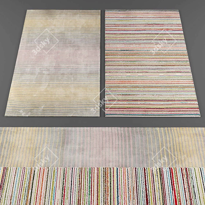 Elegant Rug Collection 263 3D model image 3