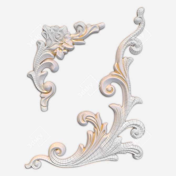 Furniture Decor SY1512, SY88262: Elegant & Versatile 3D model image 2