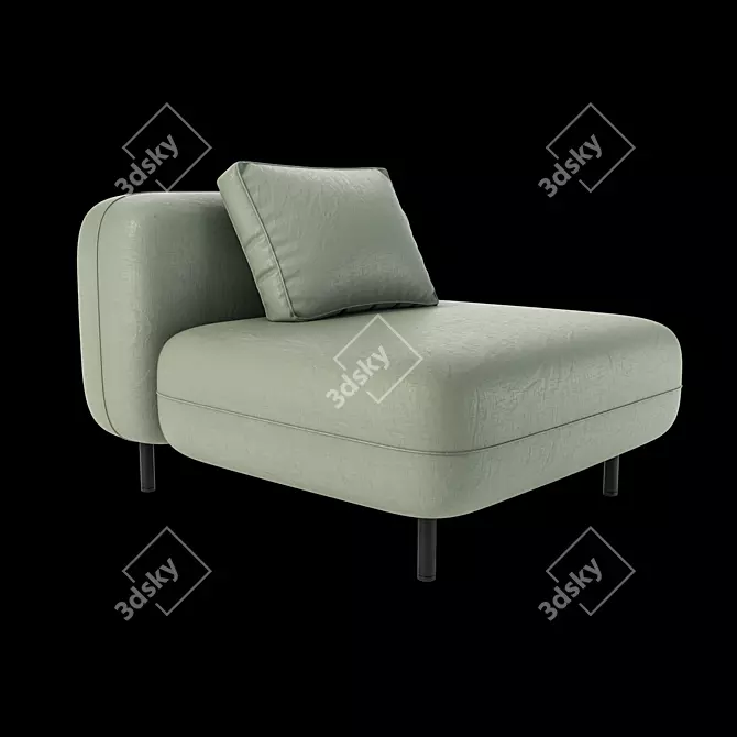 Versatile Delavega DP Modular Sofa 3D model image 3