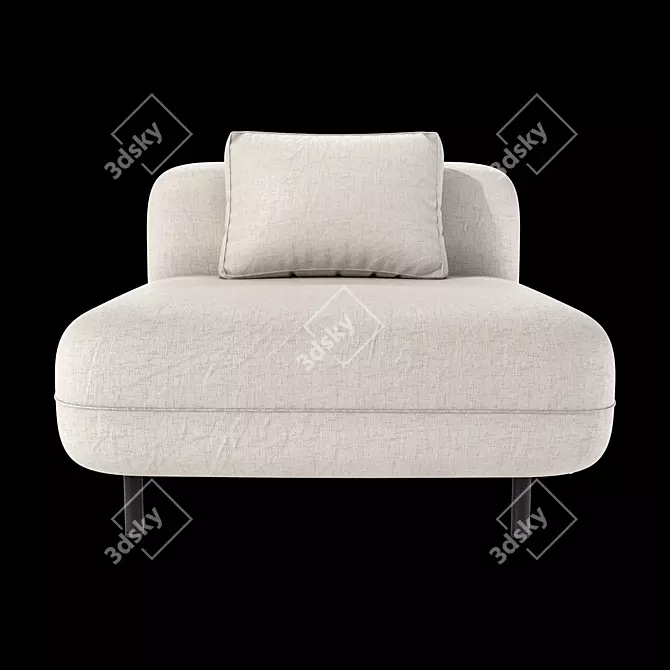 Versatile Delavega DP Modular Sofa 3D model image 5