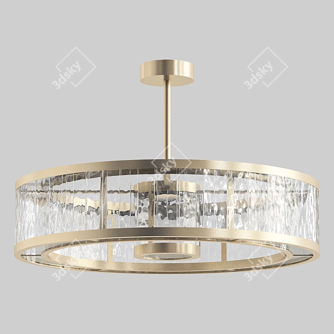 Elegance Illuminated: ANETA Chandelier 3D model image 1