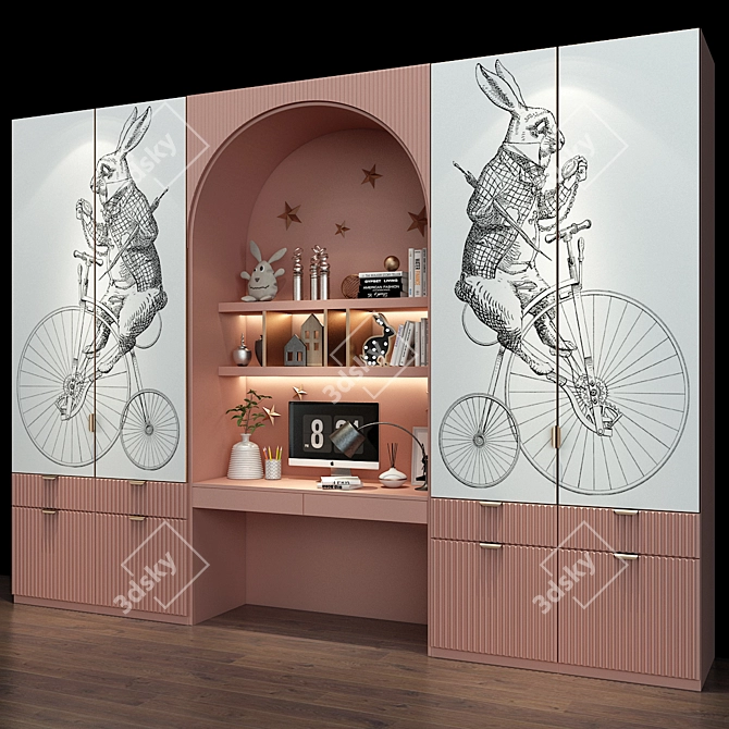 Kids' Furniture Collection 3D model image 2