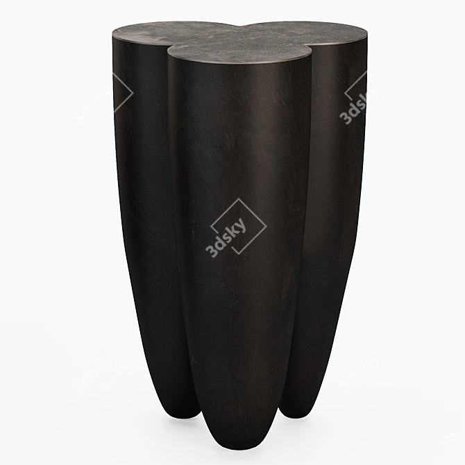 Senufo Rustic Steel Coffee Table 3D model image 2