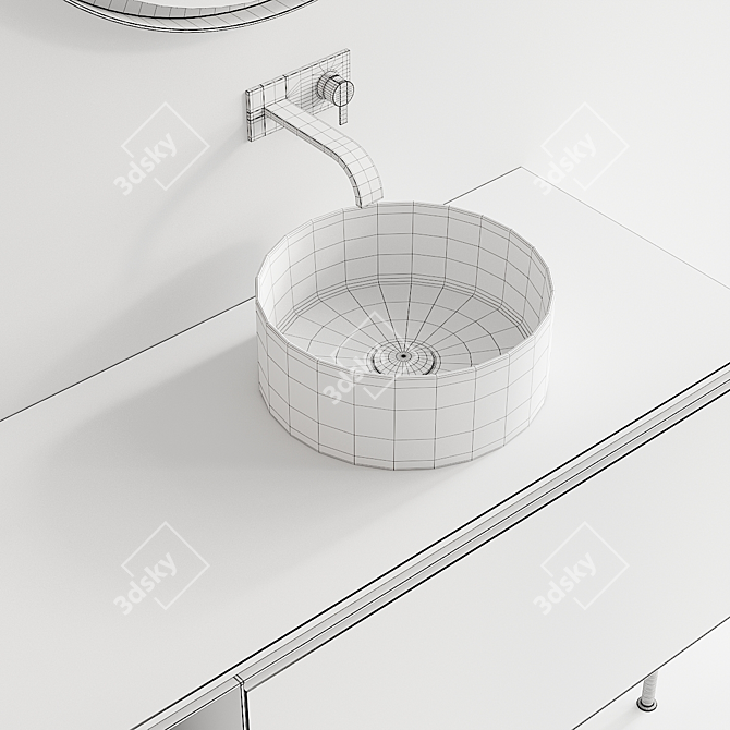 Nic Design Lama Vanity Set 3D model image 5