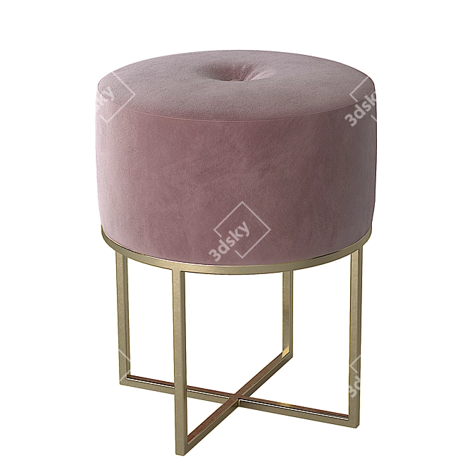 Cozy Play Pouf 3D model image 1