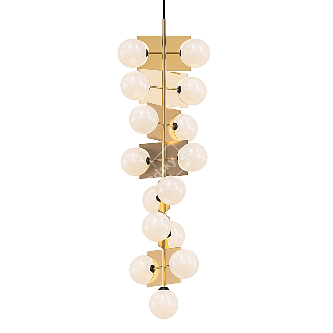 Aero Pendant Light 3D model image 1