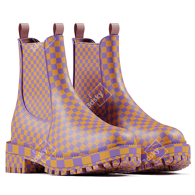 Laguna Boot: High-Quality, Non-Overlapping Polys 3D model image 5