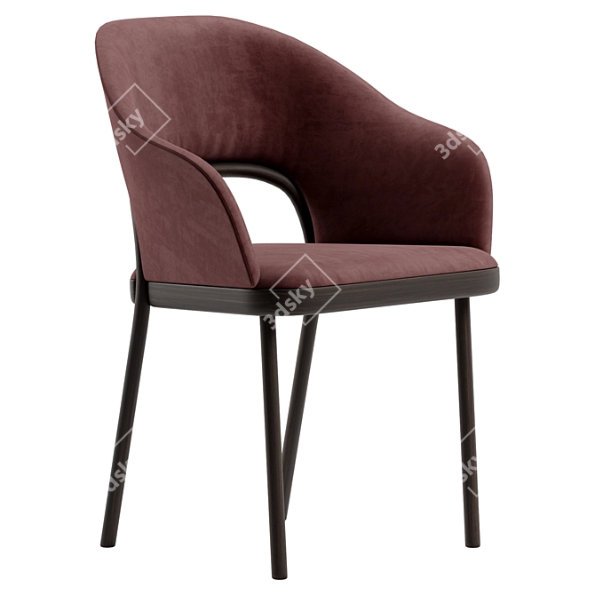 Sleek Thonet 520: Stylish Sophistication 3D model image 1