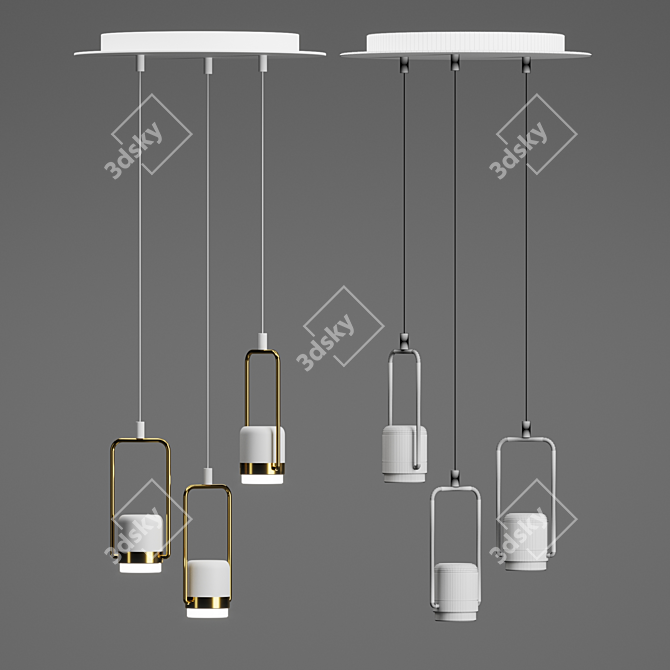 Elegante Pendant Light: Stilfort's Luxurious Illumination 3D model image 4