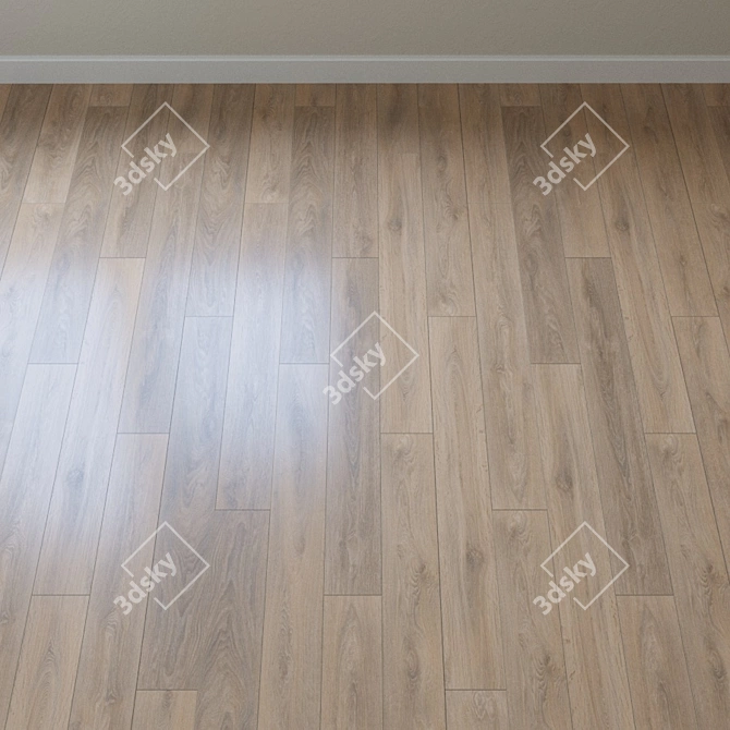 Natural Oak Parquet by Krono Original 3D model image 2