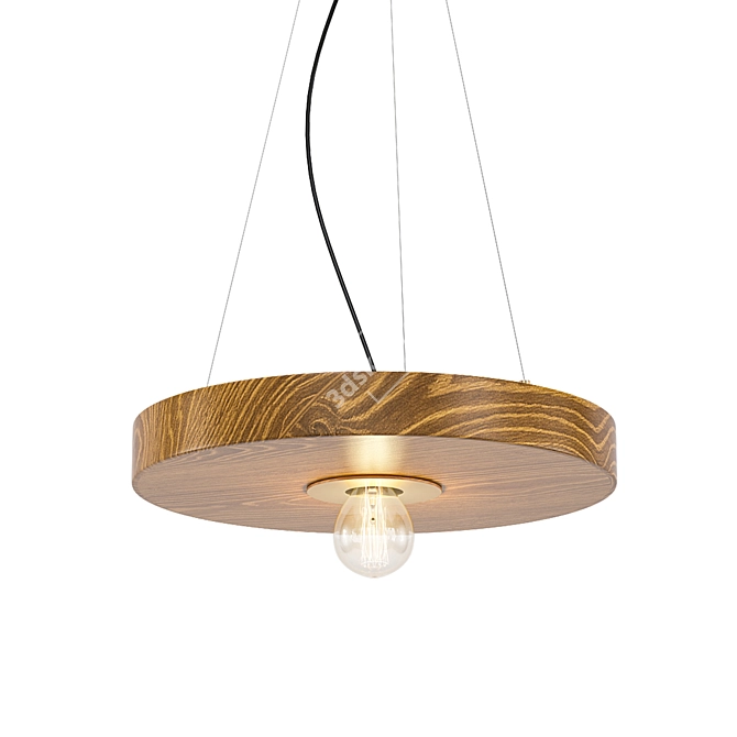 Sleek Nighttime Pendant Light 3D model image 1