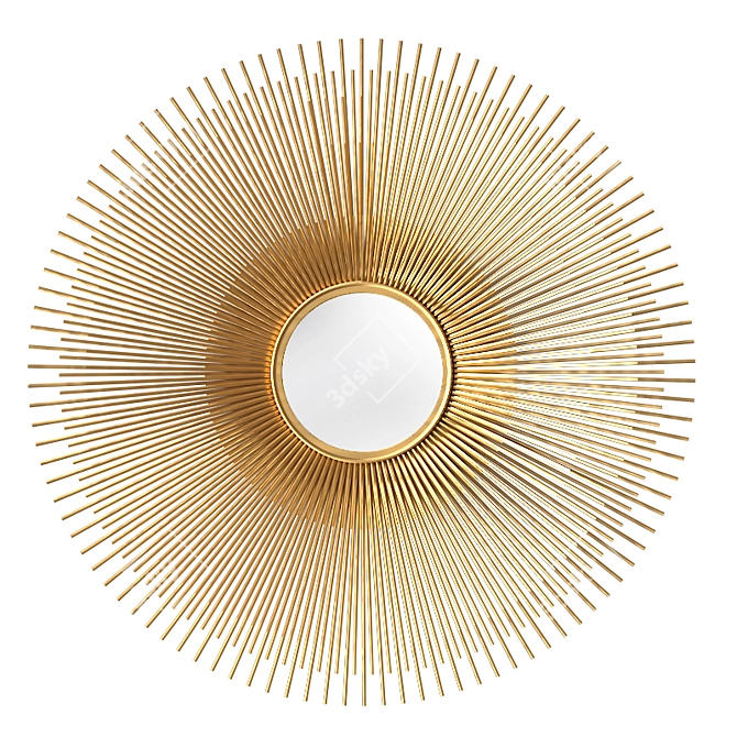 Eichholtz Solaris L: Sleek Mirror 3D model image 1
