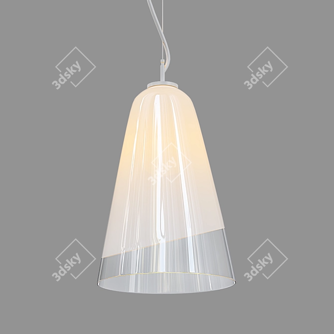 Ethereal Frost Pendant 3D model image 1