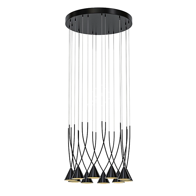 Elegant Jewel Pendant: Multi Light 3D model image 1