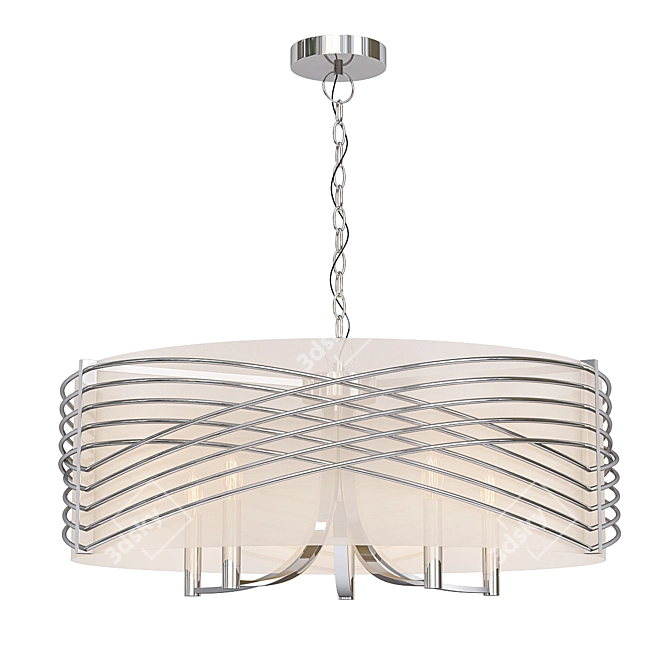 Elegant Zara Chandelier 3D model image 1