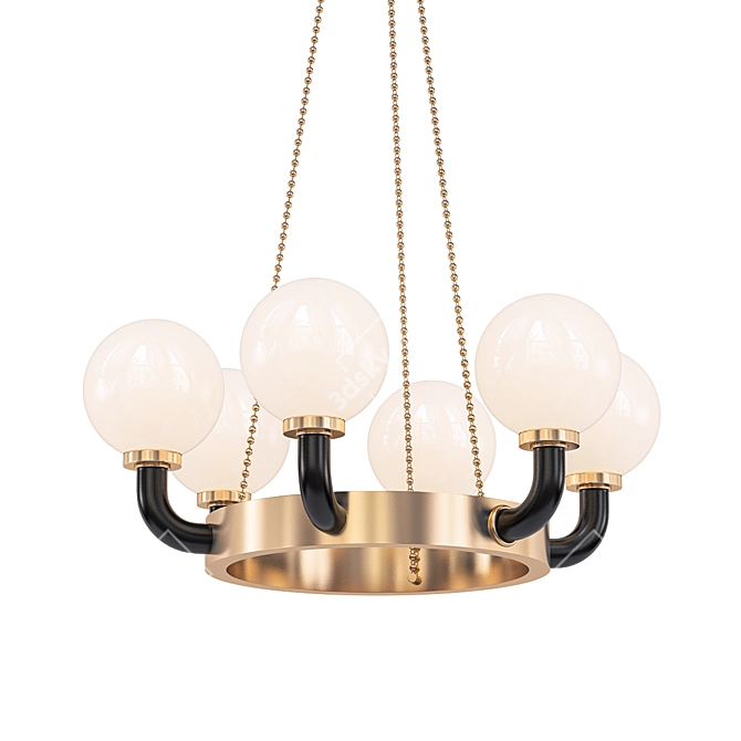 Elegant Werner Chandelier: Illuminating Elegance 3D model image 1